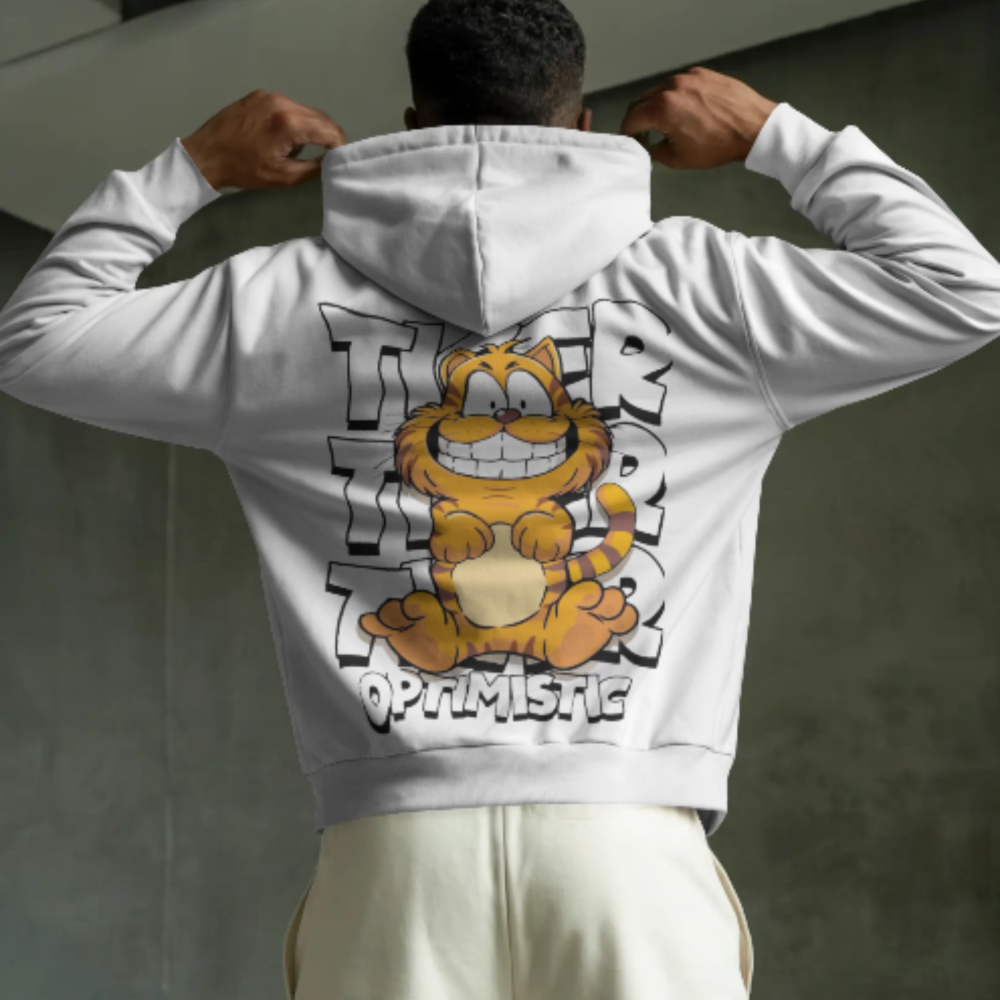 Garfield Hoodie – Optimistic Edition Men's - Mere Kapde
