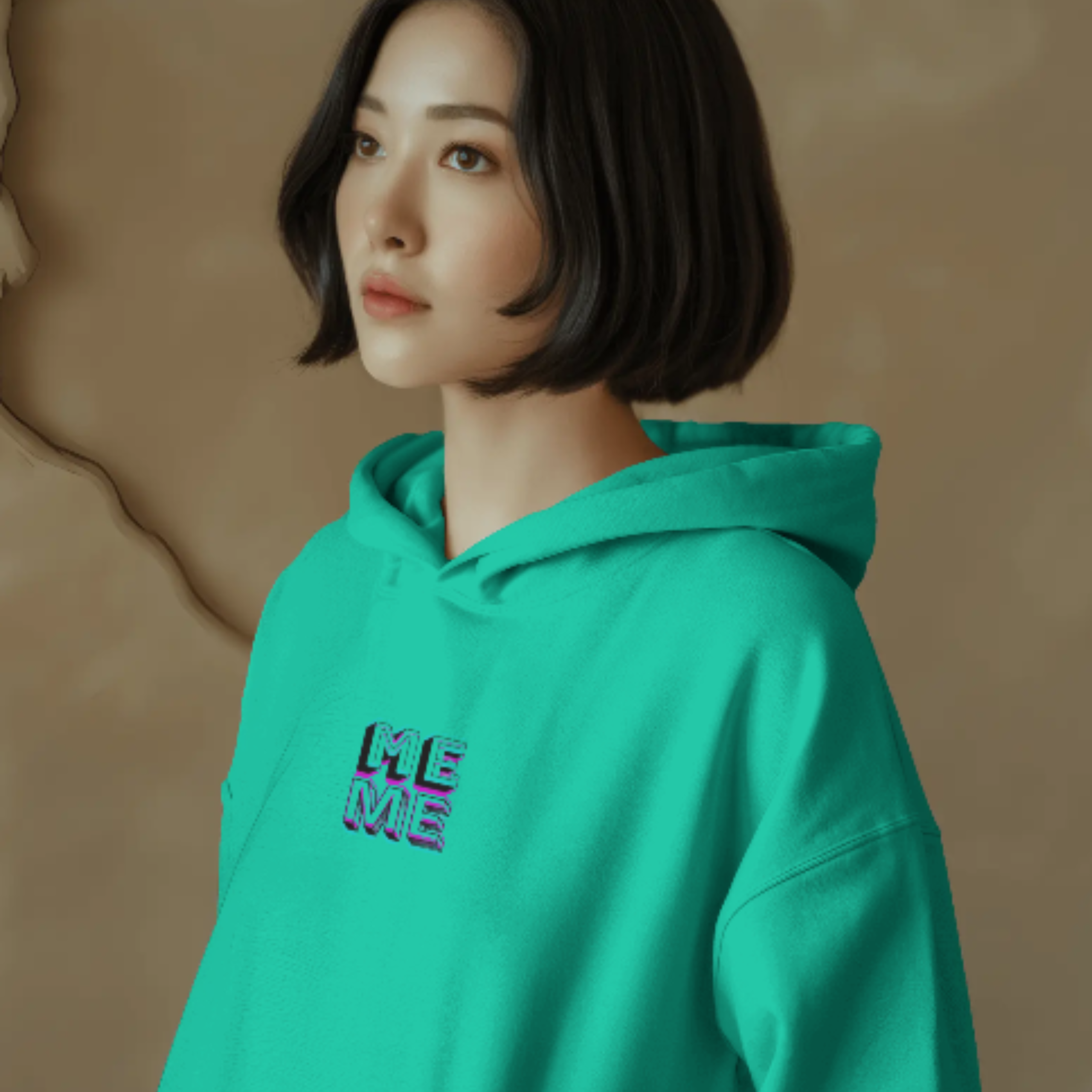 ME Mode x Lazy Garfield – Dual Vibe Women's Hoodie - Image 6